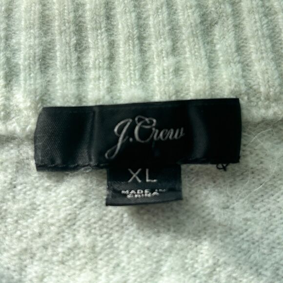 J. Crew Sweater Merino Wool Alpaca Blend Crew Neck Pullover Size XL - Picture 11 of 13